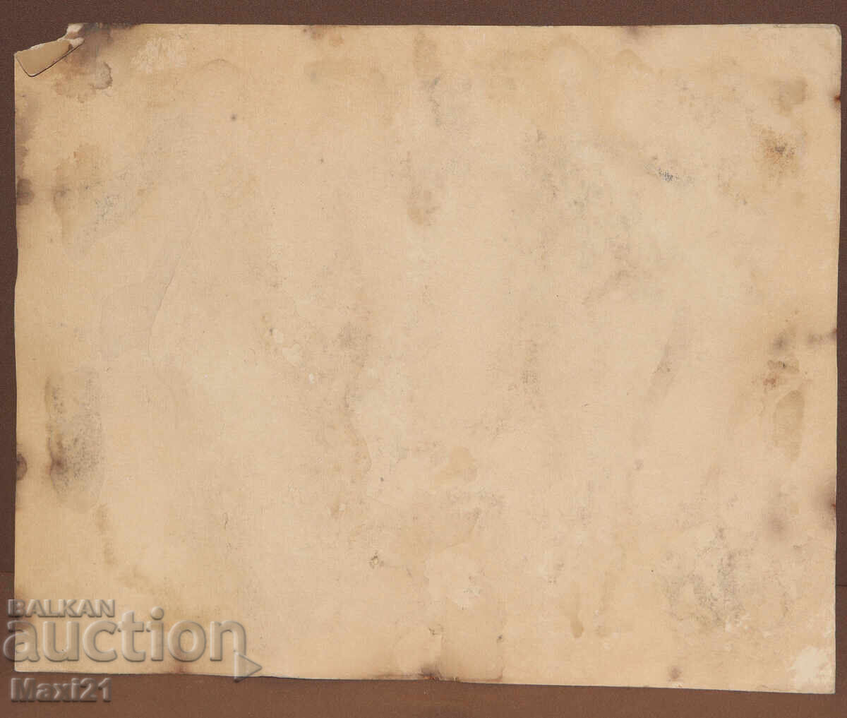 Old watercolor painting landscape of the battlefield - 6