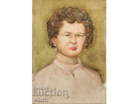 Стара картина детски портрет