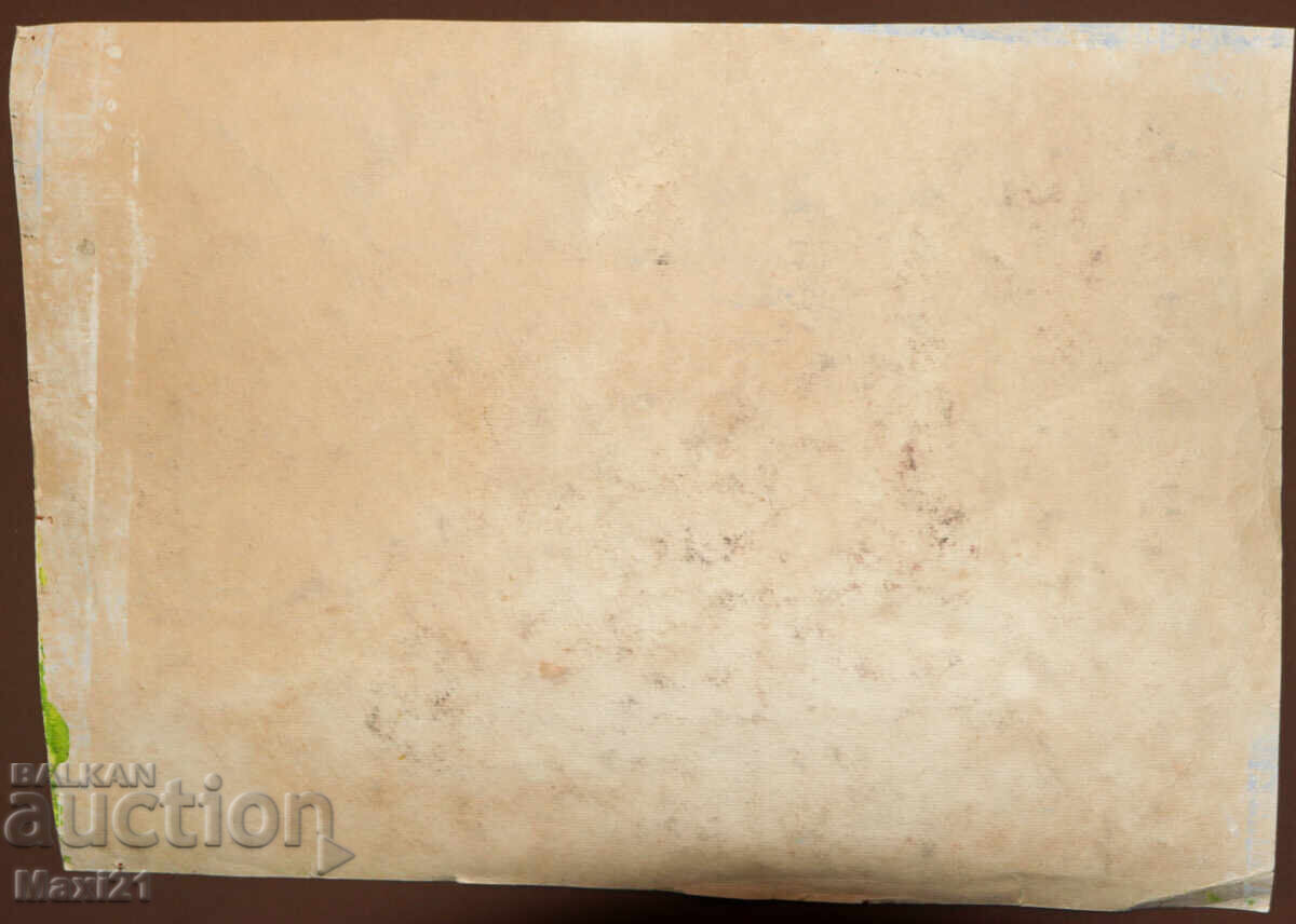 Old gouache painting, genre scene, landscape, nature - 7 Old gouache painting, genre scene, landscape, nature - 7