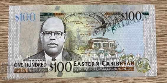 !RADAR! 100 East Caribbean Dollars, 2012-2015, UNC with price 51.00 BGN | € 26.08 !RADAR! 100 East Caribbean Dollars, 2012-2015, UNC with price 51.00 BGN | € 26.08