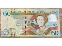 50 долара Източни Кариби, 2012-2015, UNC