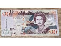 20 долара Източни Кариби, 2012-2015, UNC