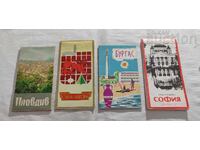 БЪЛГАРСКИ ГРАДОВЕ СТАРИ КАРТИ ЛОТ 4 БРОЯ