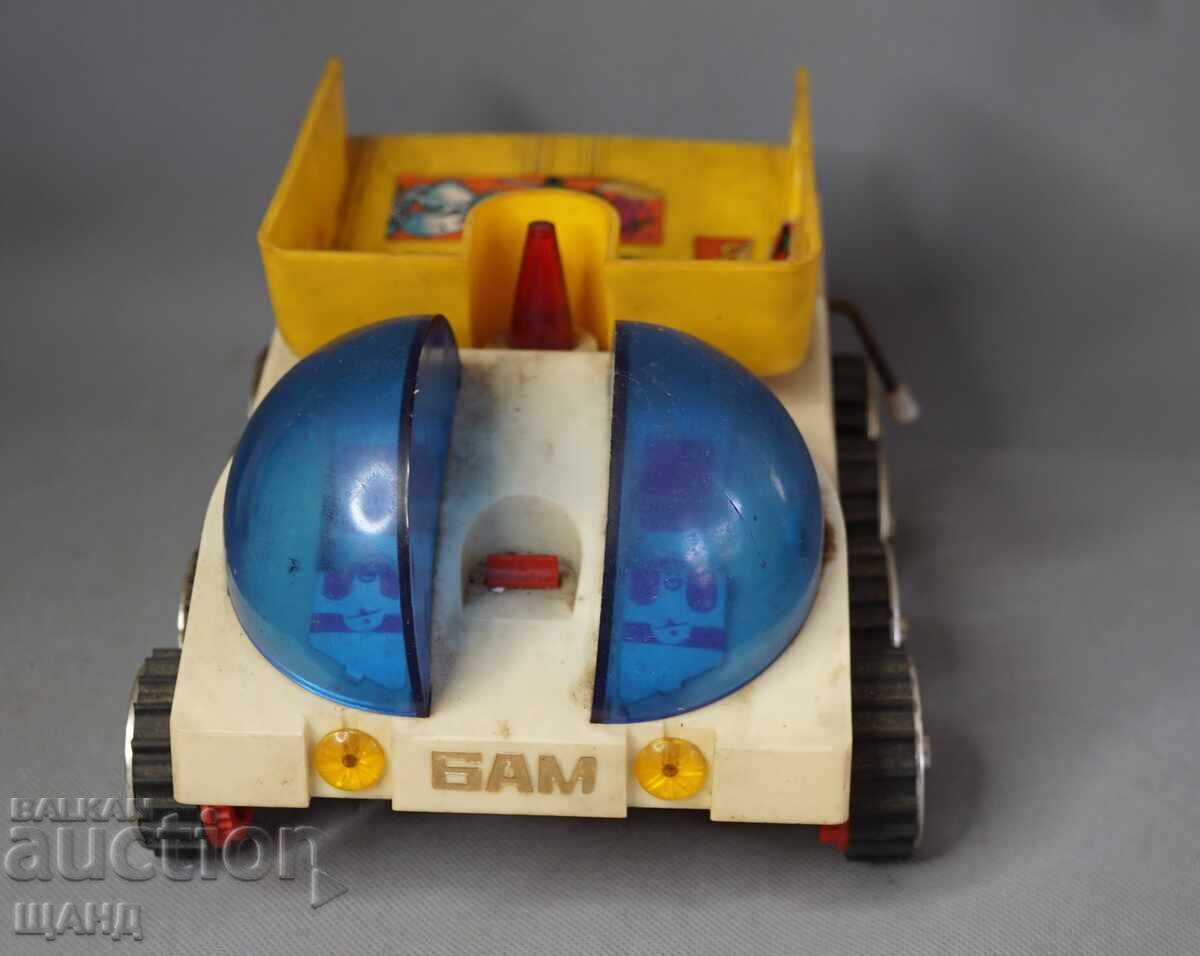 Old Russian plastic toy model Lunokhod (moon rover) on batteries with price 26.00 BGN | € 13.29 Old Russian plastic toy model Lunokhod (moon rover) on batteries with price 26.00 BGN | € 13.29