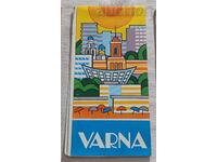 ВАРНА ПЛАН-УКАЗАТЕЛ КАРТА 1980 г. АНГЛИЙСКИ