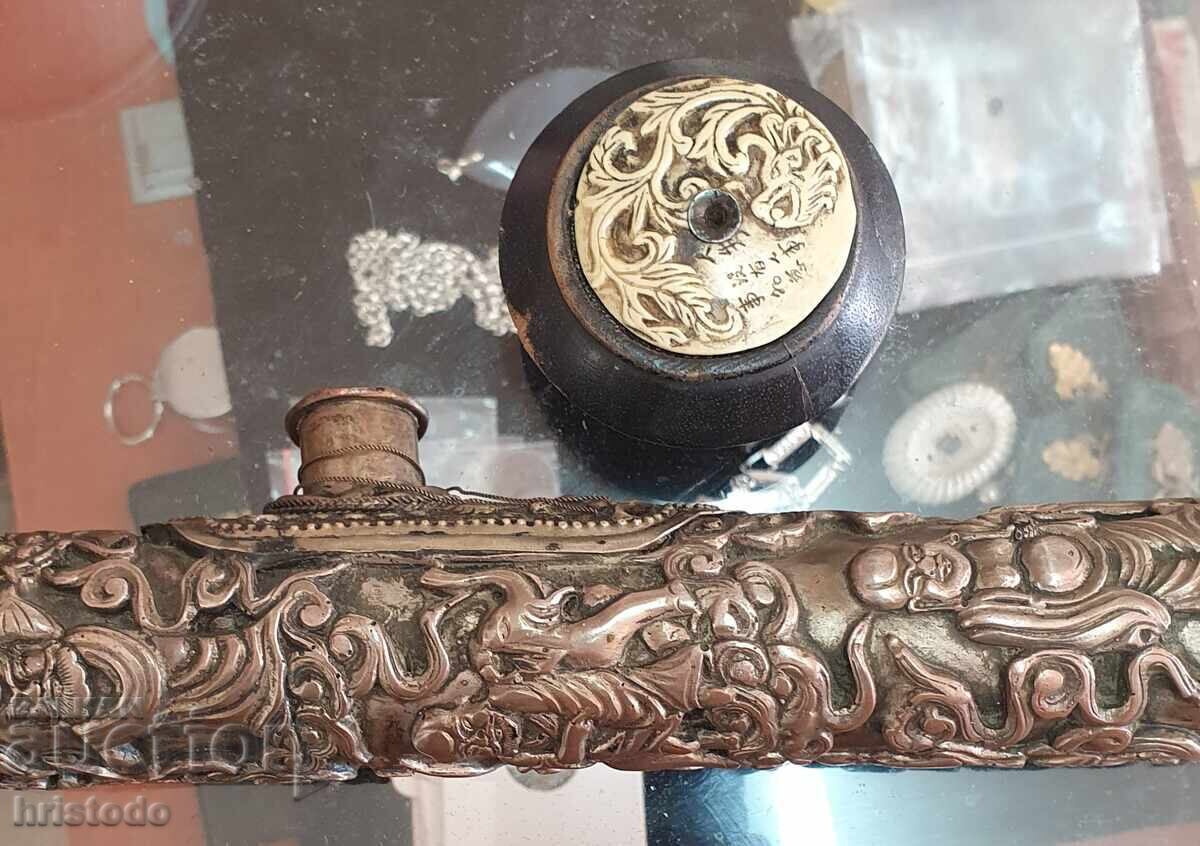 Licitație Pipă de opiu chinezească din secolul al XIX-lea