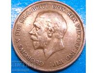 Great Britain 1 Penny 1931 George V 30mm Bronze