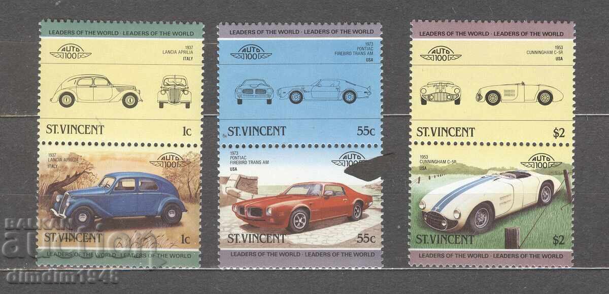 St. Vincent 1985 - Car Models, Complete Clean Series