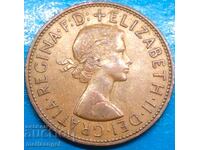 Marea Britanie 1 Penny 1964 30 mm Bronz 2