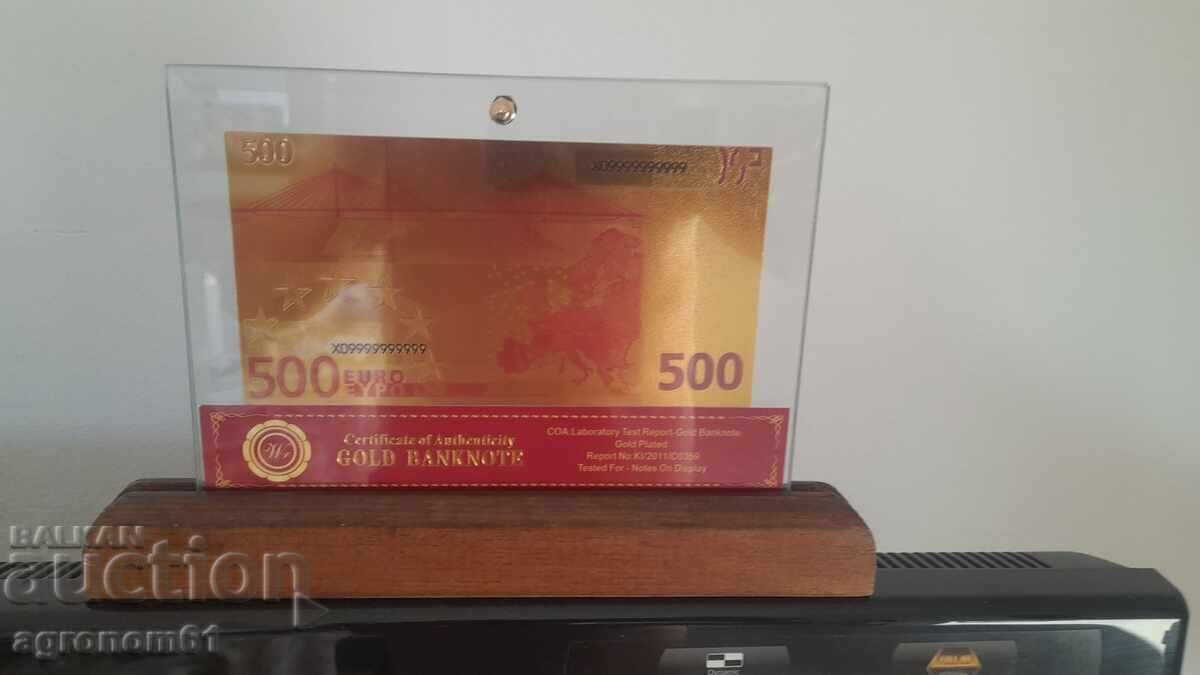 Сувенири 50 000 златни лева банкноти със сертфикат идеалните с цена 35.00 лв. | € 17.90