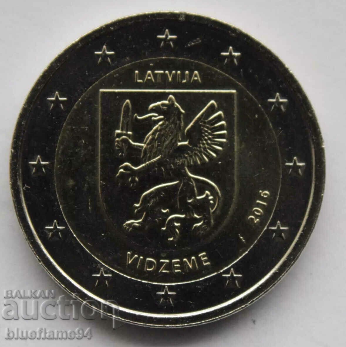 2 ευρώ Λετονία 2016