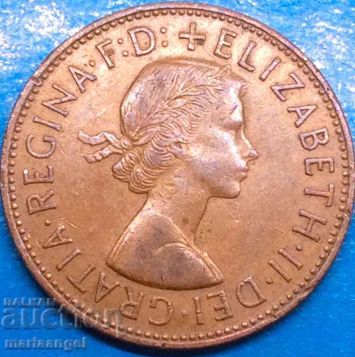 1 Penny 1966 Great Britain Elizabeth II 30mm Bronze