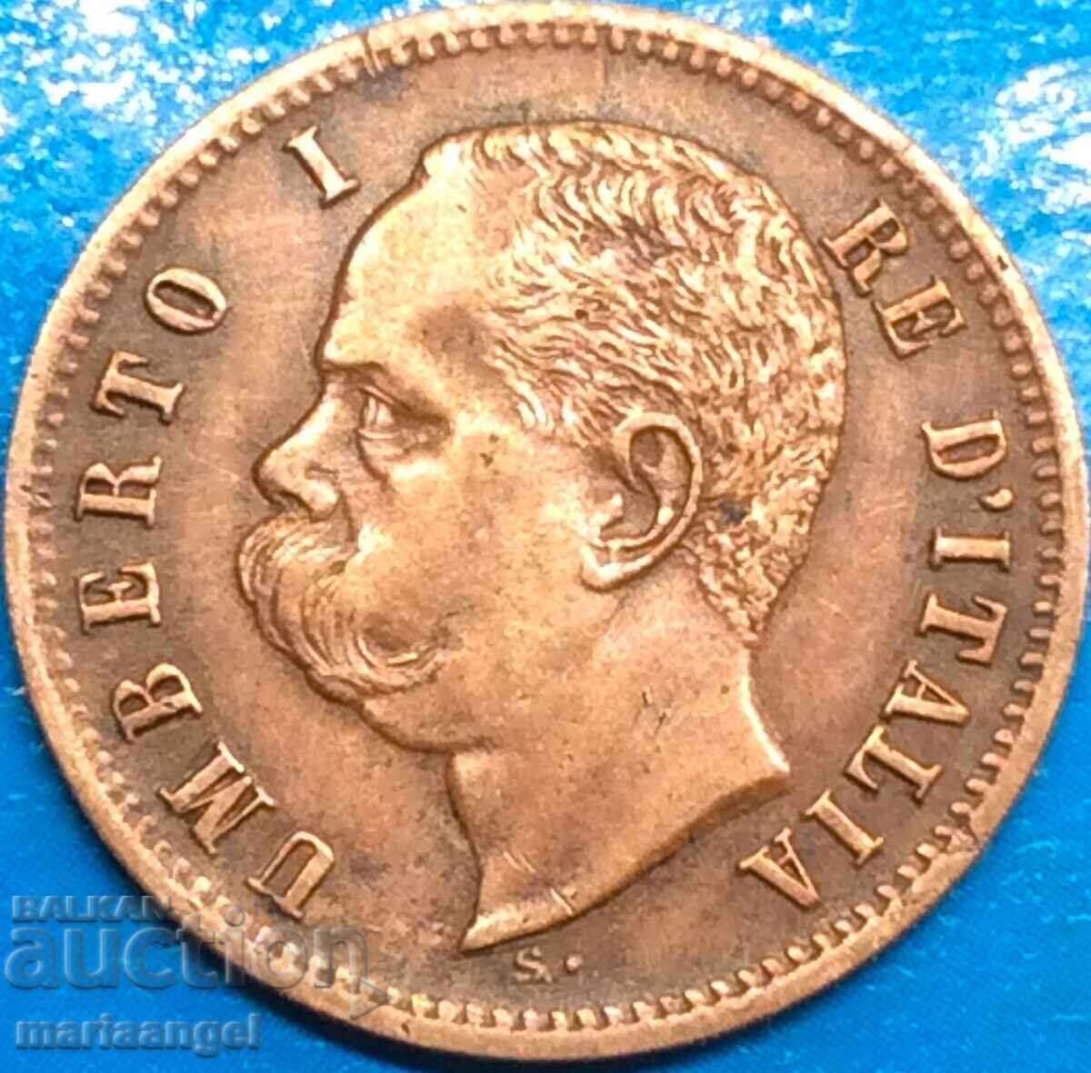 Licitație Italia 2 centesimi 1900 Umberto 1 - neobișnuită