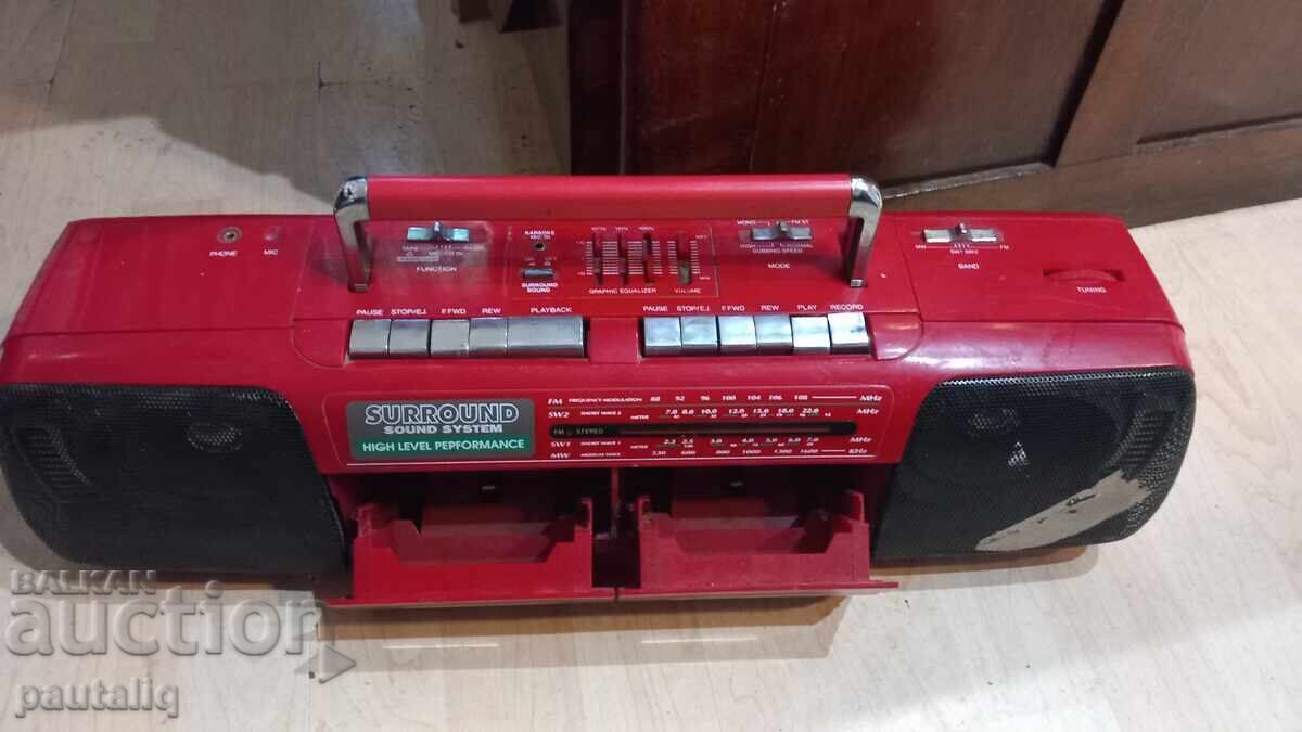 Licitație CASSETOFON CU DOUĂ CASETE NOVA