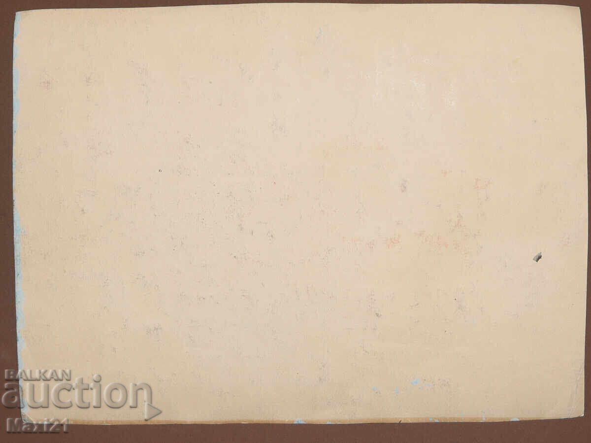 Картина гваш натюрморт ваза с макове - 6