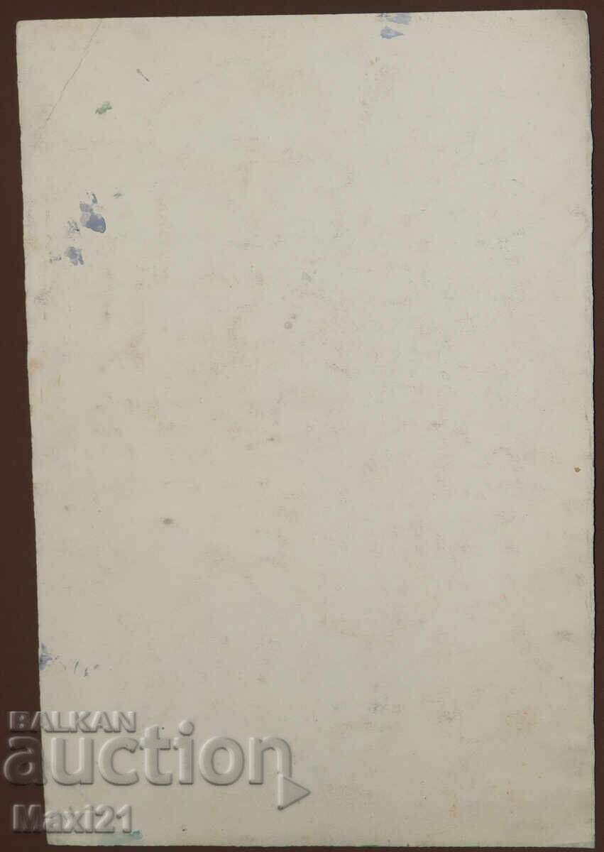 Εικονογράφηση γκουάς σε χαρτί, πολεμική σκηνή - 7