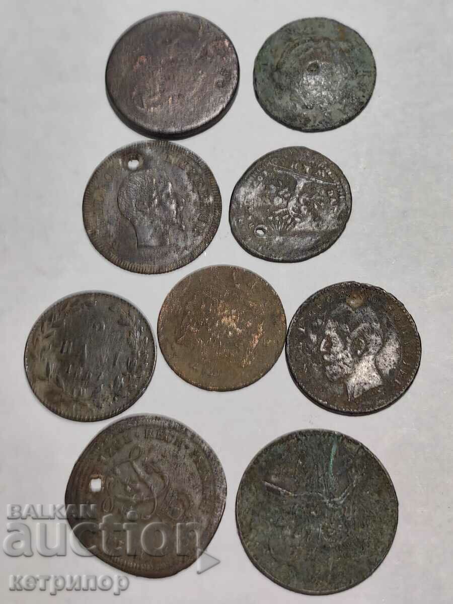 Lot of copper coins Turkey, Romania, etc. with price 15.00 BGN | € 7.67 Lot of copper coins Turkey, Romania, etc. with price 15.00 BGN | € 7.67