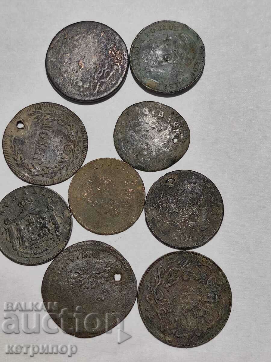 Lot of copper coins Turkey, Romania, etc. Lot of copper coins Turkey, Romania, etc.