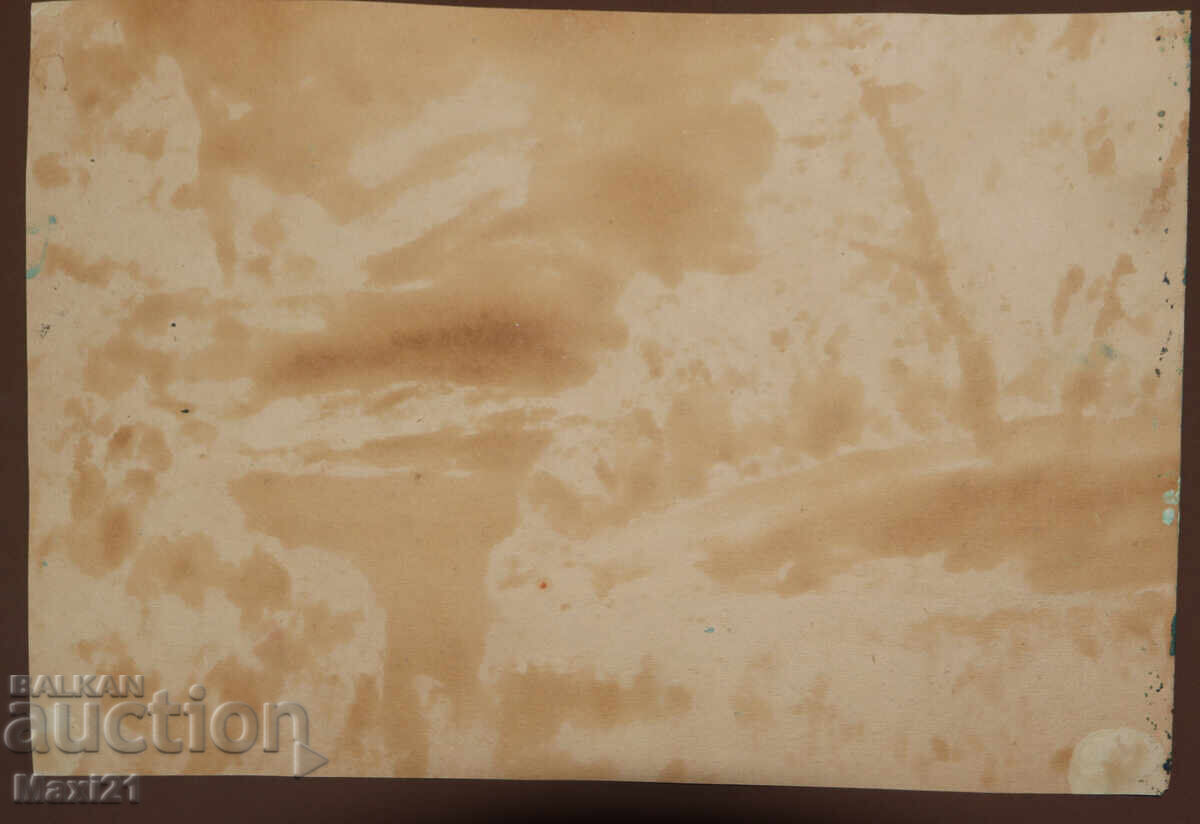 Oil painting natural landscape lake - 7