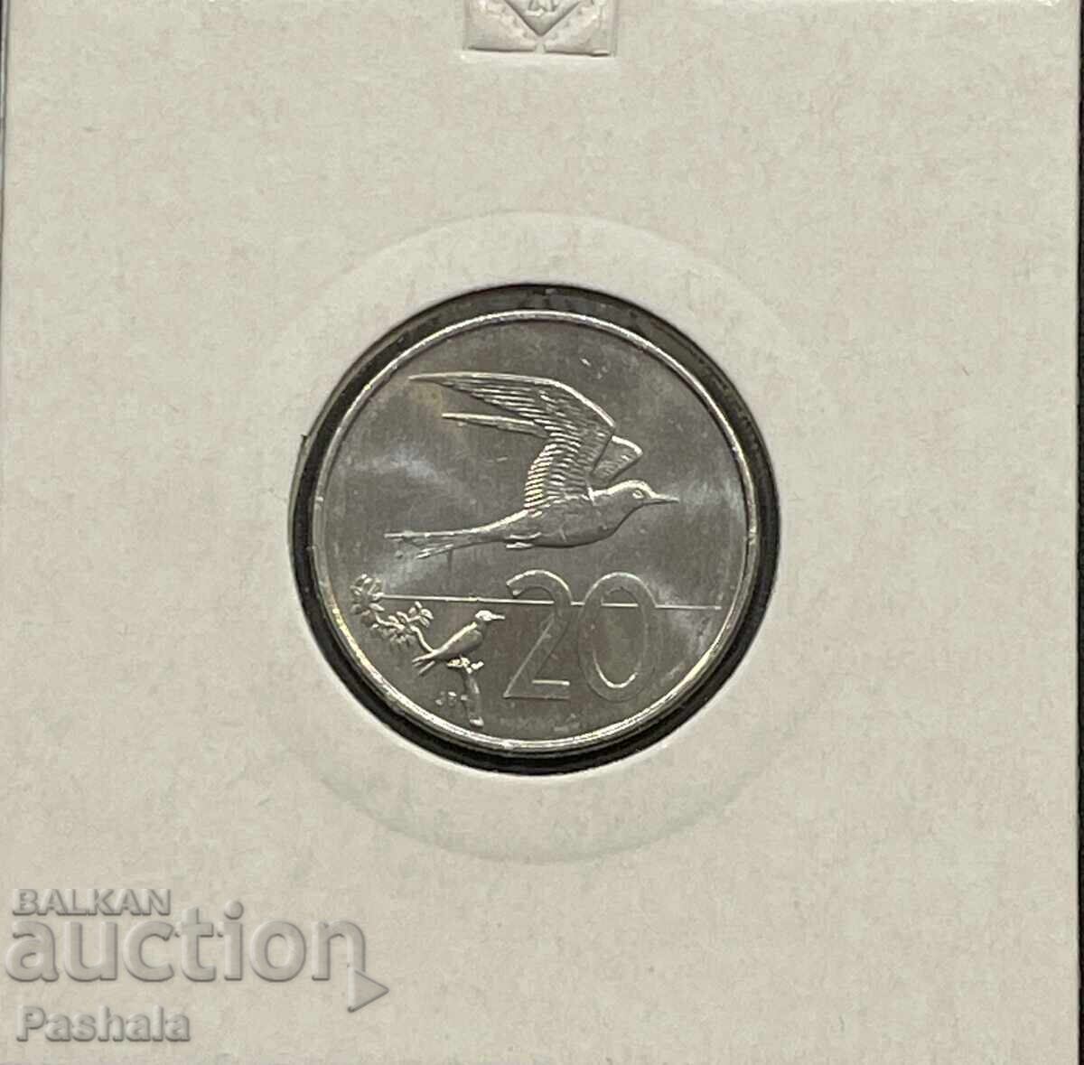 Cook Islands 20 cents 2015 Cook Islands 20 cents 2015