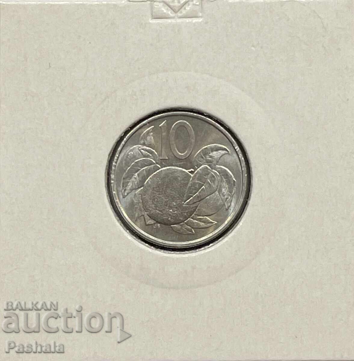 Νήσοι Κουκ 10 σεντ 2015 Νήσοι Κουκ 10 σεντ 2015