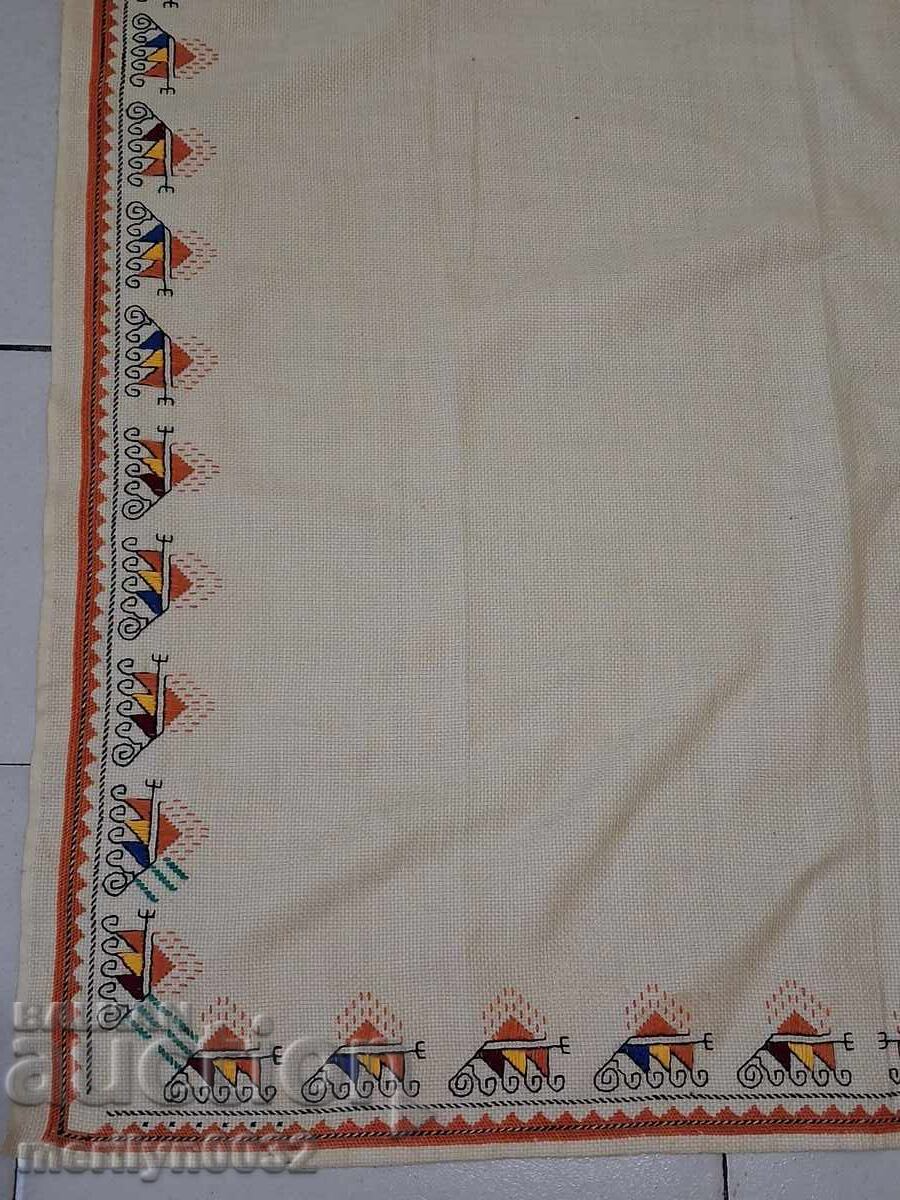Old embroidered check, tablecloth, milo, Bulgarian embroidery with price 43.00 BGN | € 21.99
