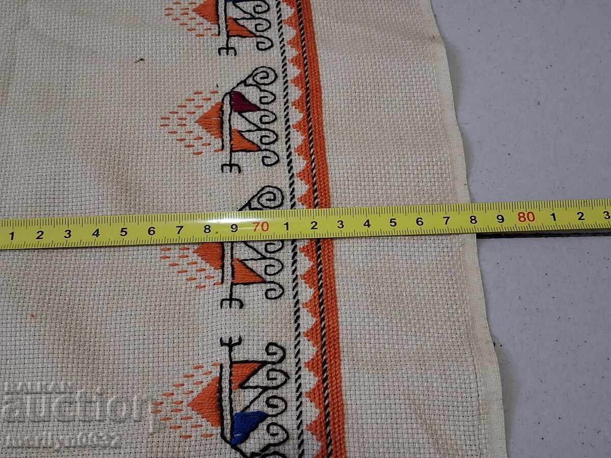 Delivery of Old embroidered check, tablecloth, milo, Bulgarian embroidery