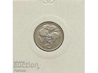 Νήσοι Κουκ 5 σεντ 1974