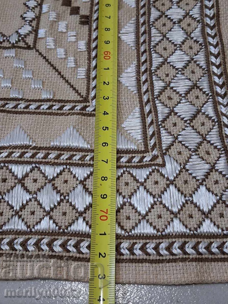 Delivery of Old embroidered check, tablecloth, milo, Bulgarian embroidery Delivery of Old embroidered check, tablecloth, milo, Bulgarian embroidery