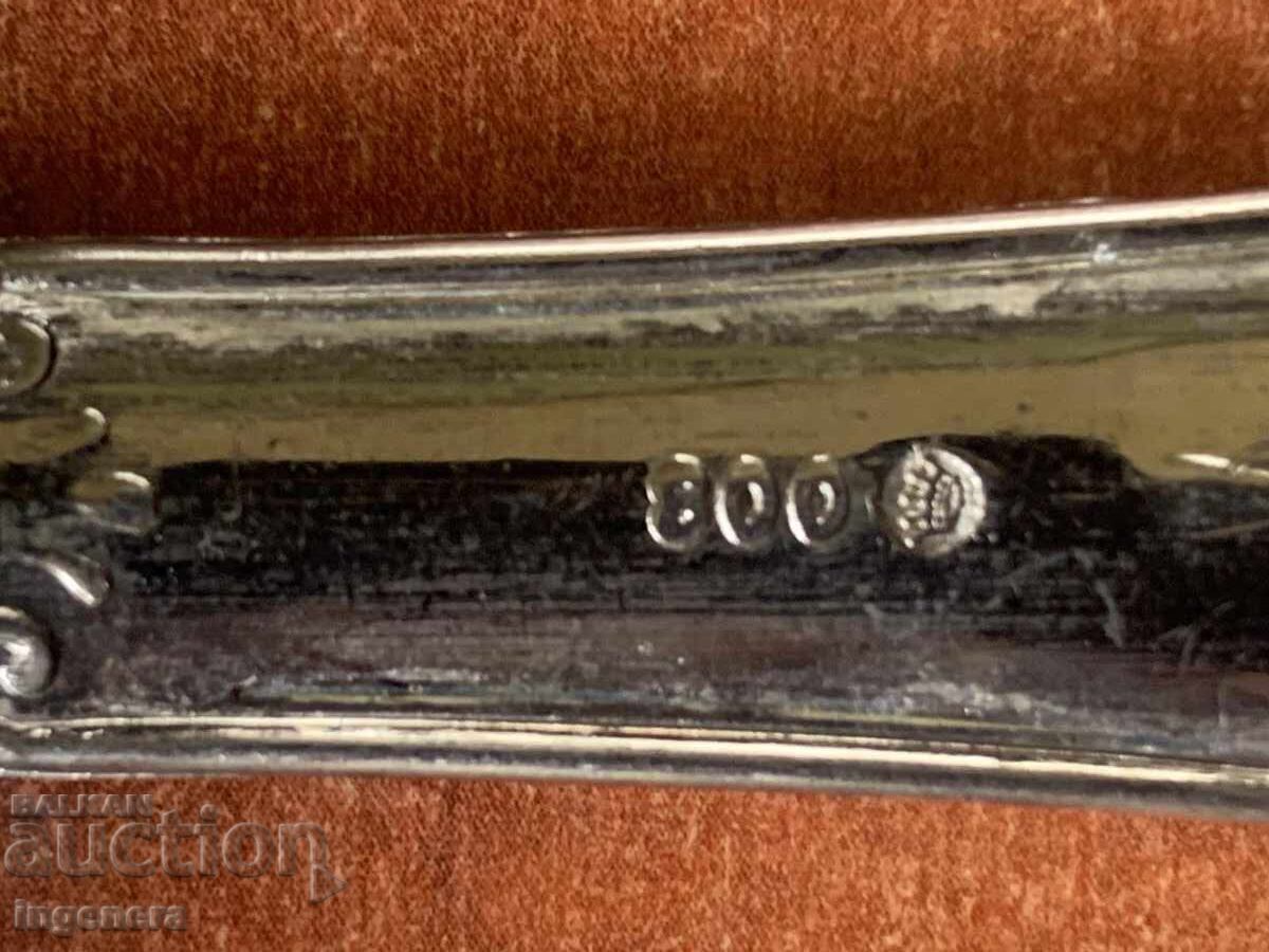 Auction  SILVER-PLATED EATING UTENSILS - MARKED 800 WEIGHT - 1350 GR