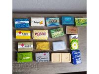 Săpunuri vechi bulgărești soc. - 17 bucăți