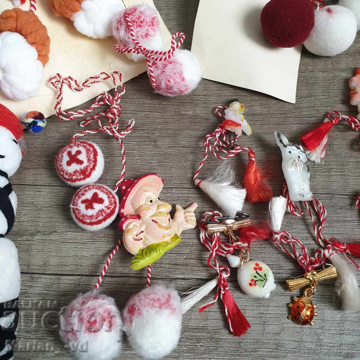 Mărțișoare vechi, socialiste - 57 bucăți - 6