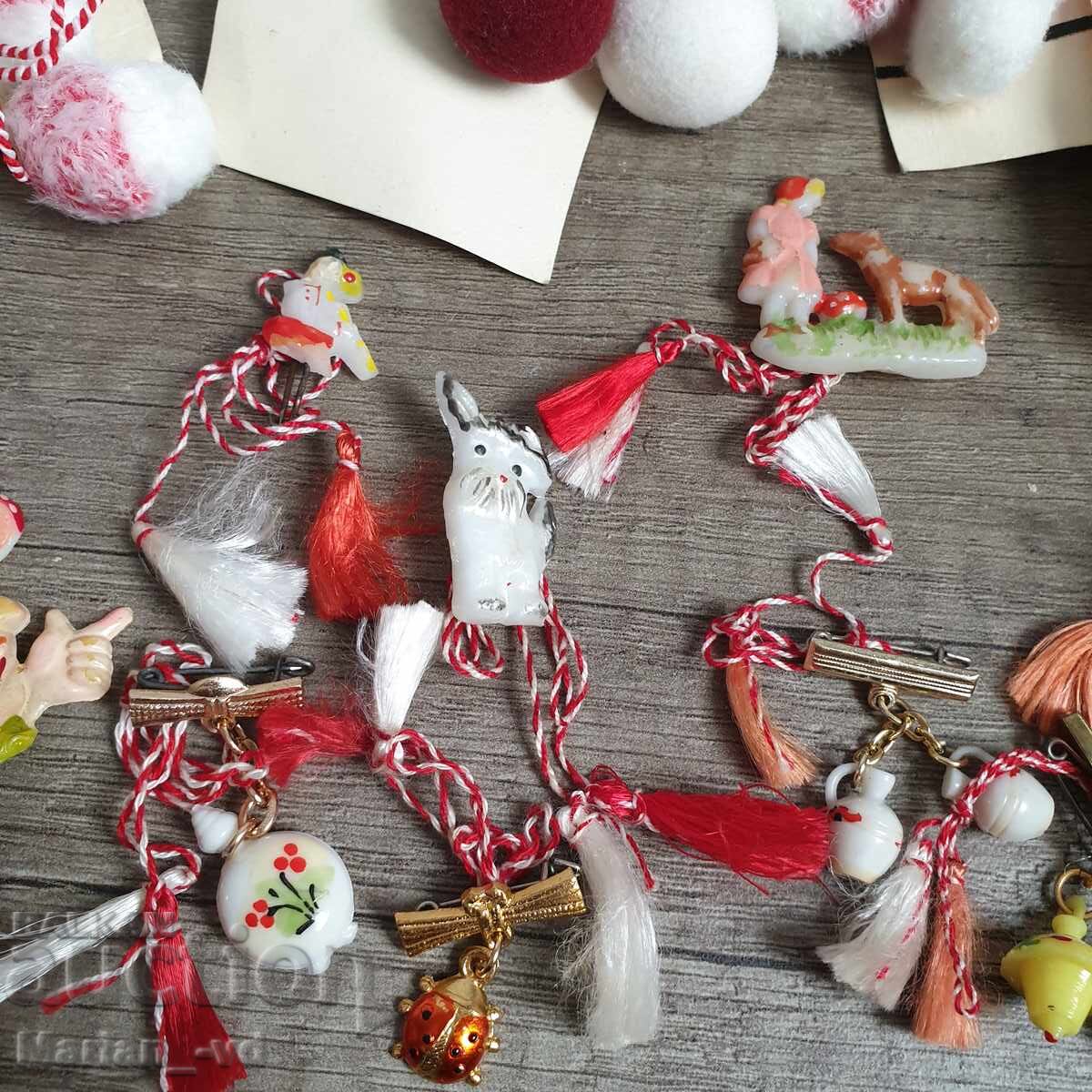 Mărțișoare vechi, socialiste - 57 bucăți - 7