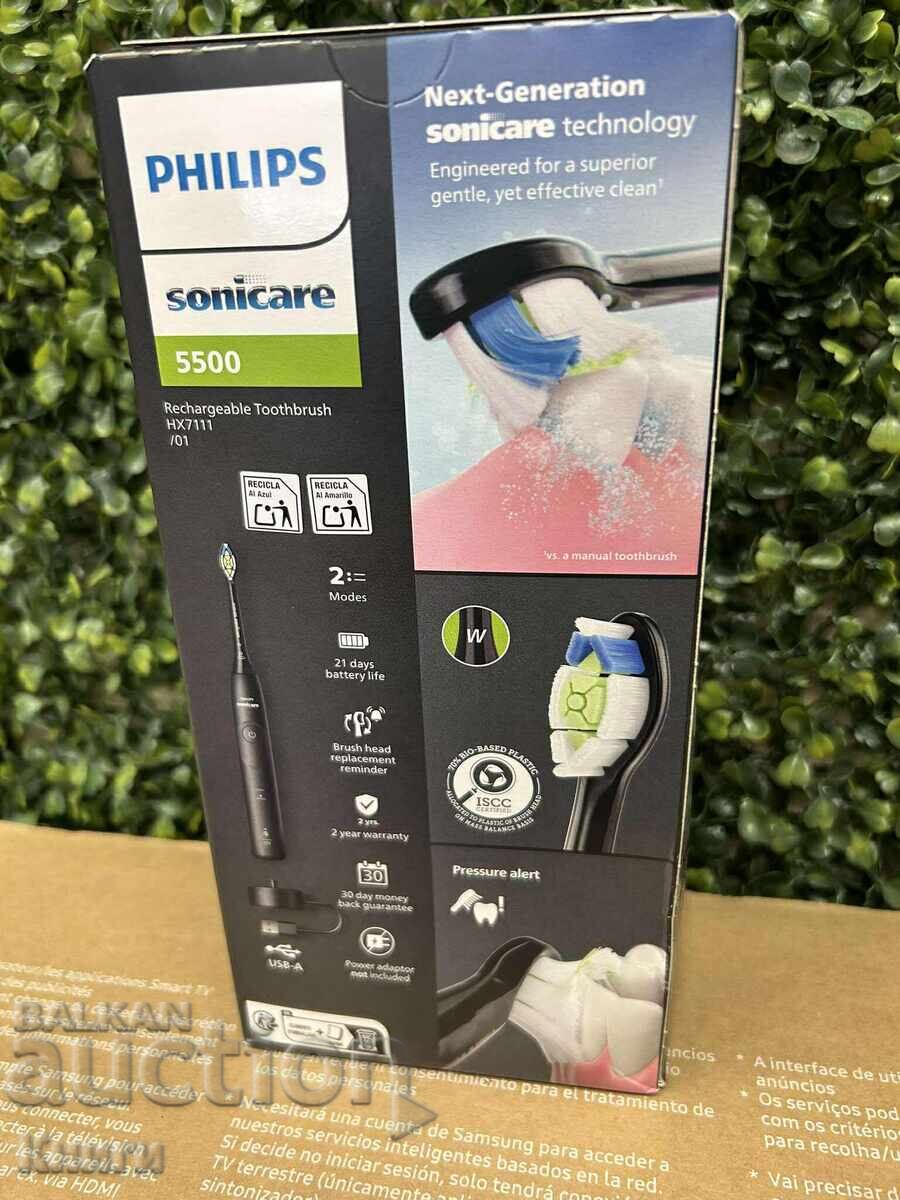 Periuță de dinți electrică Philips Sonicare 5500 - nouă cu preț 120.00 BGN | € 61.36 Periuță de dinți electrică Philips Sonicare 5500 - nouă cu preț 120.00 BGN | € 61.36