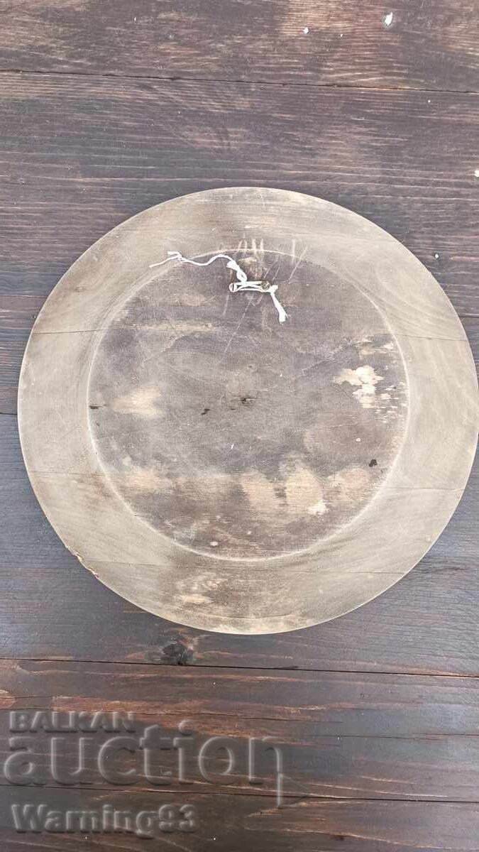 Veche icoană bulgărească de cupru - cupru forjat - Arhanghelul Mihail - 6