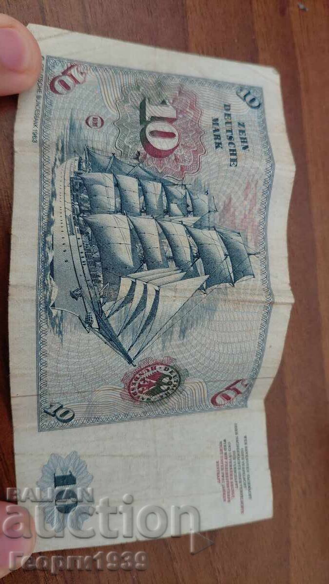 GDR Germany 10 Deutsche Mark 1980 с цена 15.00 лв. | € 7.67