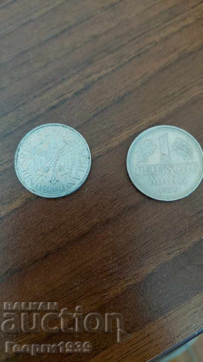 1 ΓΕΡΜΑΝΙΚΟ ΜΑΡΚΟ 1989 με τιμή 10.00 BGN | € 5.11