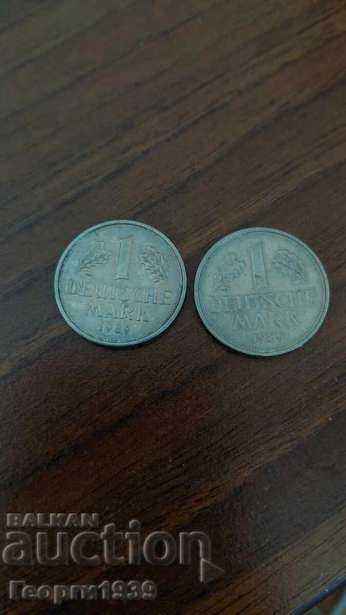 1 ΓΕΡΜΑΝΙΚΟ ΜΑΡΚΟ 1989