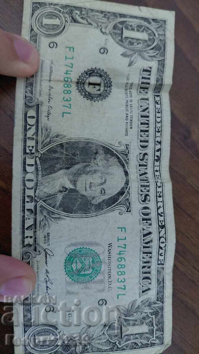 US One Dollar 1985 US One Dollar 1985