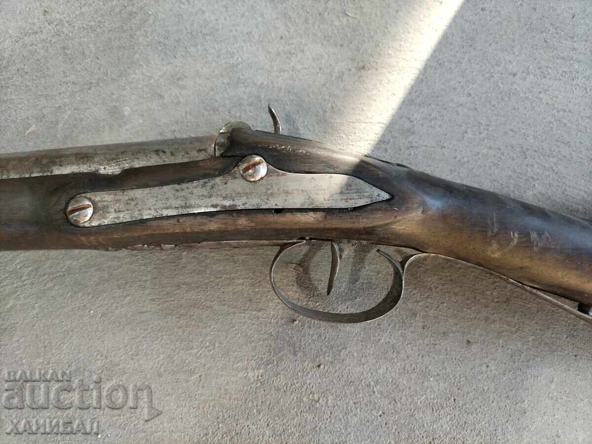 Auction OLD SINGLE-BARREL CAPSULE RIFLE Auction OLD SINGLE-BARREL CAPSULE RIFLE