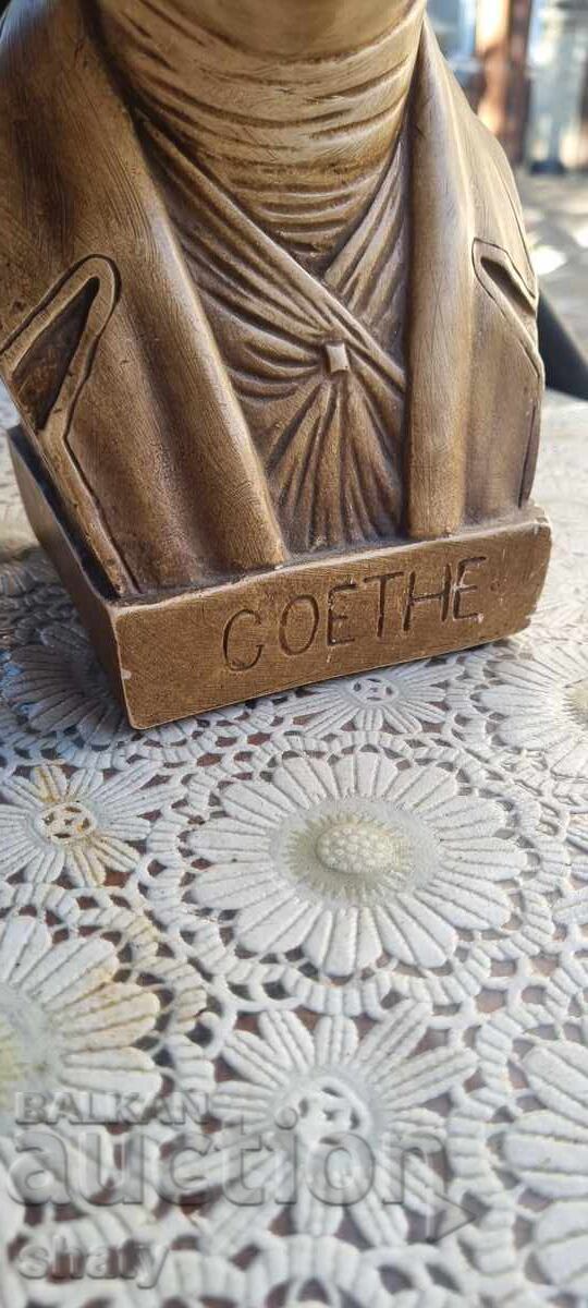Licitație Bust vechi din porțelan. Goethe