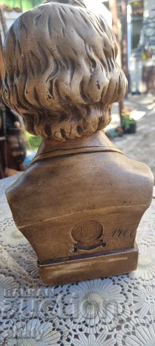 Bust vechi din porțelan. Goethe - 5