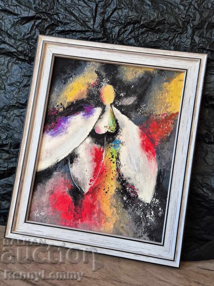 Primăvară, tablou original, pastel cu preț € 33.23 | 64.99 BGN
