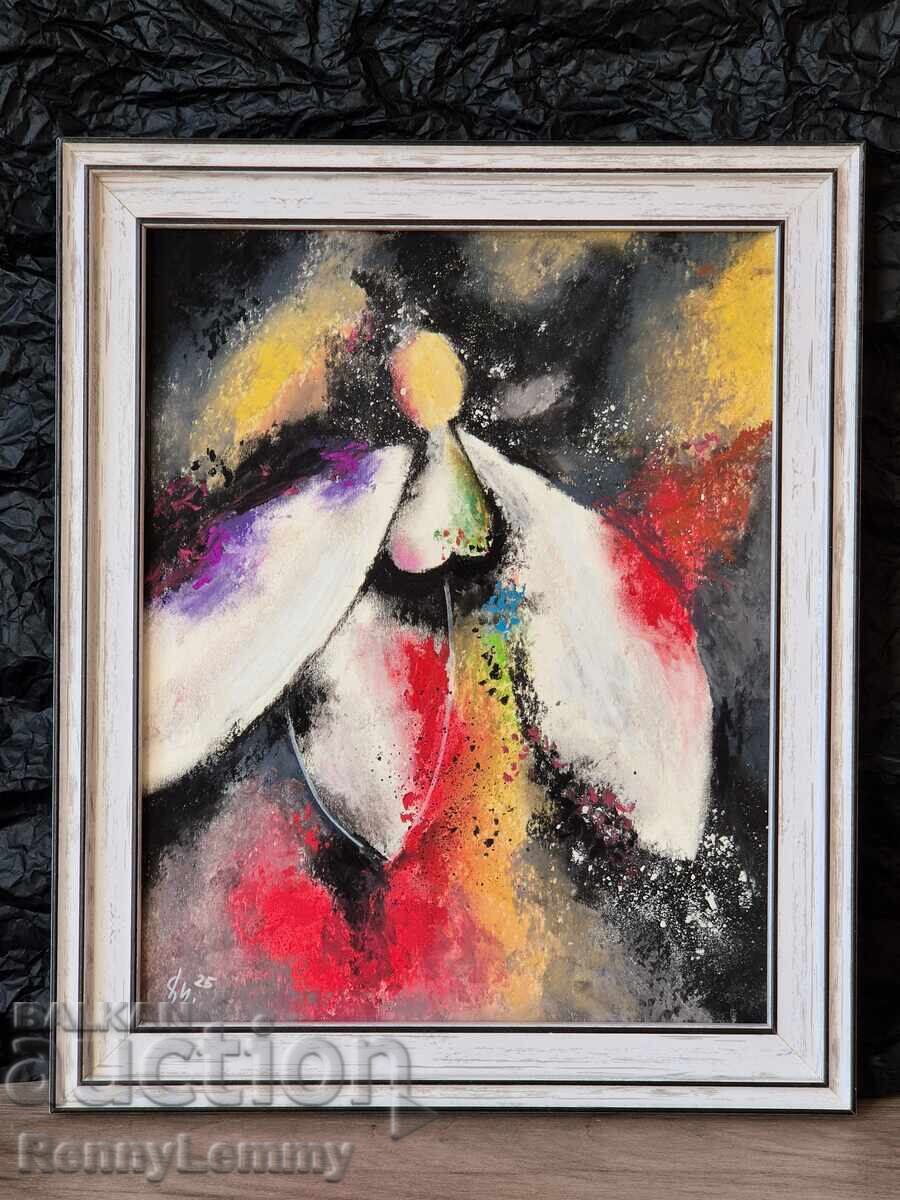 Spring, original painting, pastel