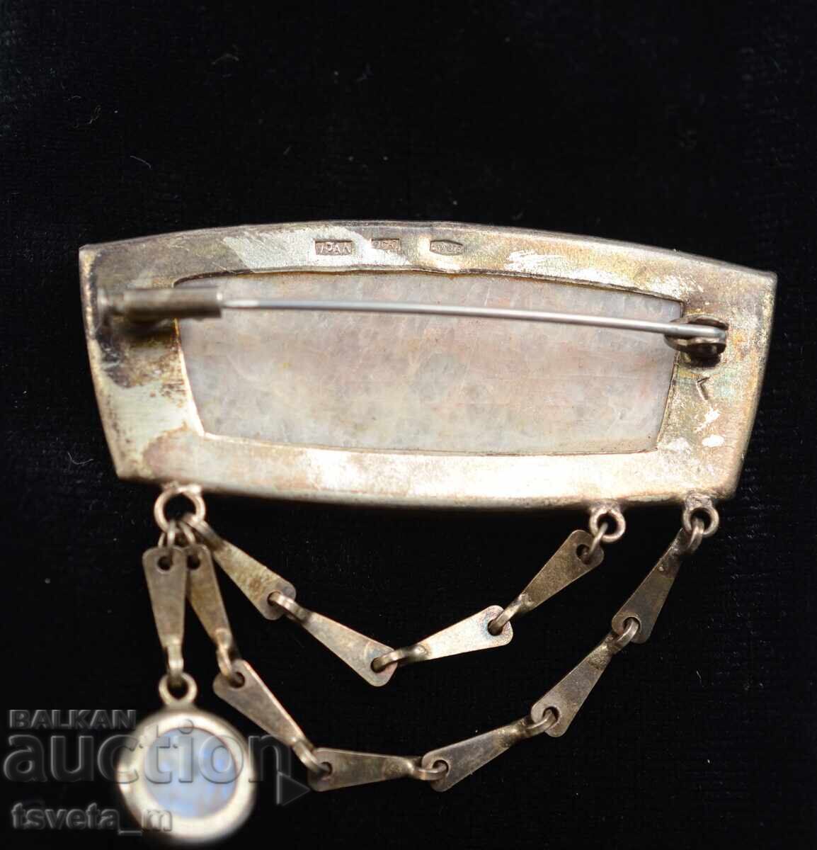 Starinna srebyrna broshka  SSSR Srebro 875 /16,7 gr. με τιμή 68.00 BGN | € 34.77