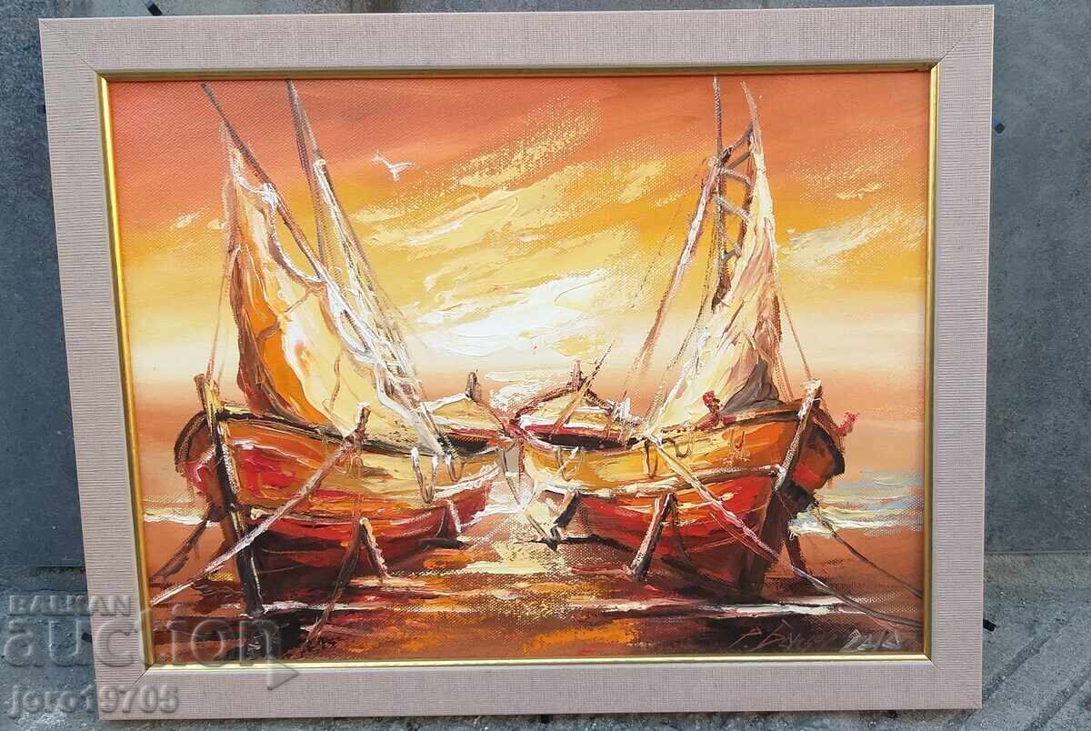 Ελαιογραφία / Βούλγαρος καλλιτέχνης / καμβάς