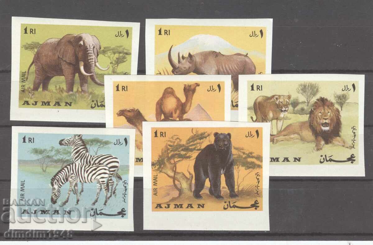 Ayman - Savannah Fauna, unperforated, complete mint series