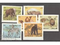 Айман - Саванна фауна,не перфорирана,пълна чиста серия