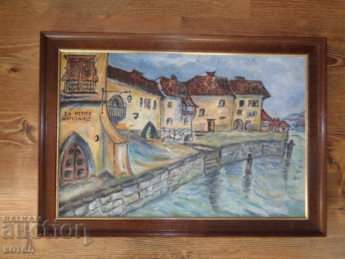 Πωλείται ελαιογραφία με τίτλο "LA PETITE NATIONALE"