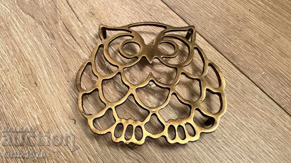 Delivery of Vintage bronze warming stand